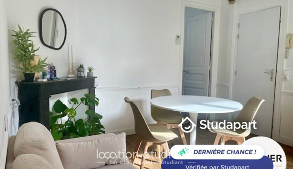 Logement �tudiant Location T2 Meubl&eacute; Reims (51100)