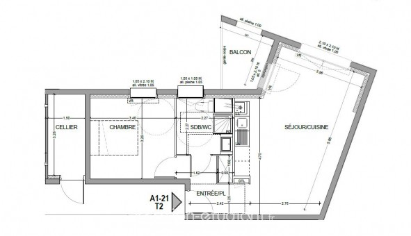 Logement tudiant T2 à Rennes (35000)