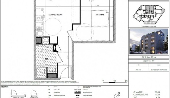 Logement tudiant T2 à Rennes (35000)