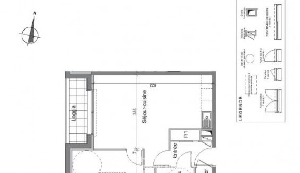 Logement tudiant T2 à Rez (44400)