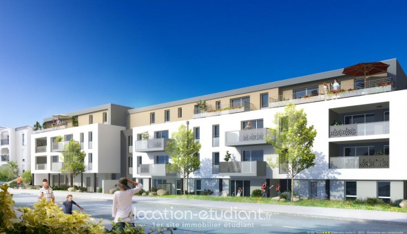 Logement �tudiant T2 &agrave; Rez� (44400)