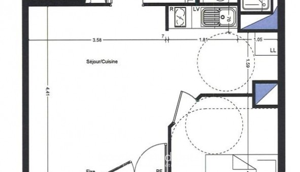 Logement �tudiant Location T2 Vide Rez� (44400)