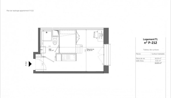 Logement tudiant T2 à Rouen (76100)
