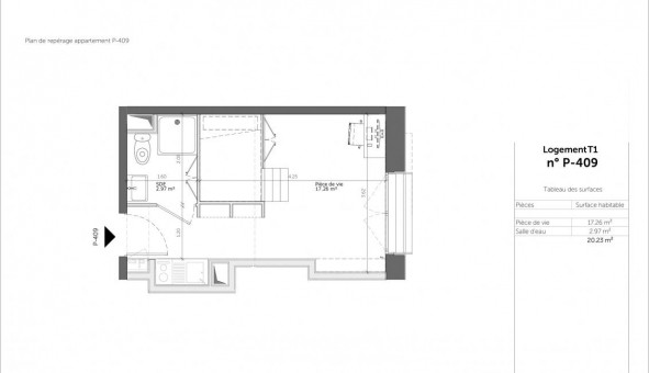Logement tudiant T2 à Rouen (76100)