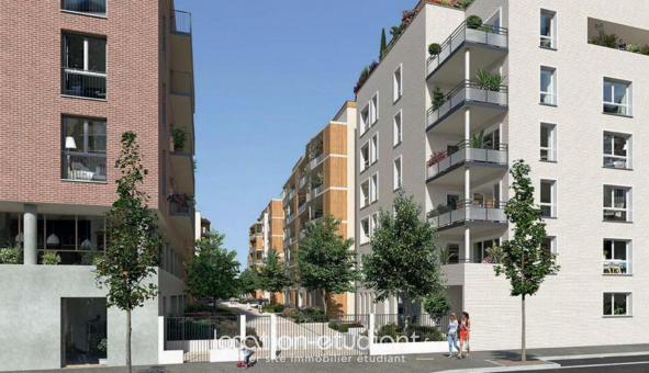 Logement étudiant Location T2 Vide Rouen (76100)