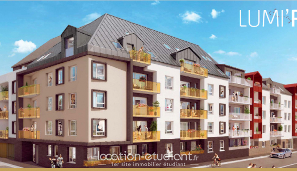 Logement étudiant Location T2 Vide Rouen (76100)