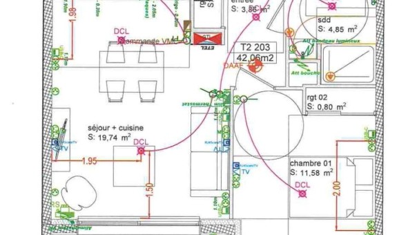 Logement tudiant T2 à Rouen (76100)