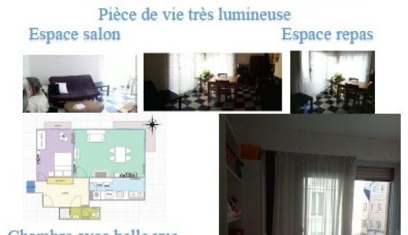 Logement �tudiant T2 &agrave; Rouen (76100)