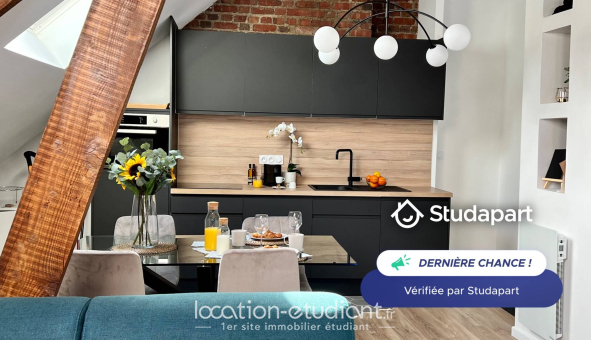 Logement étudiant T2 &agrave; Rouen (76100)