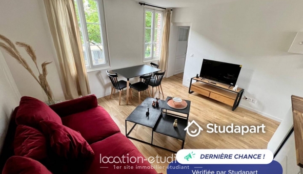 Logement étudiant T2 &agrave; Rouen (76100)