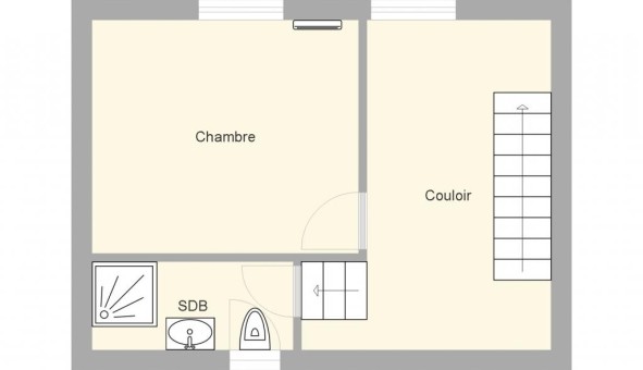 Logement �tudiant T2 &agrave; Rouen (76100)