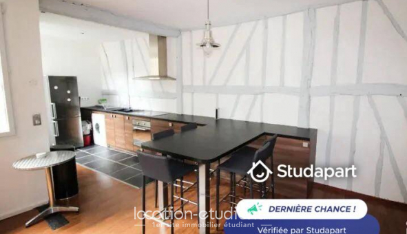 Logement �tudiant T2 &agrave; Rouen (76100)