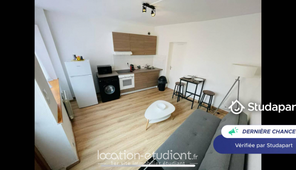 Logement �tudiant Location T2 Meubl&eacute; Rouen (76100)