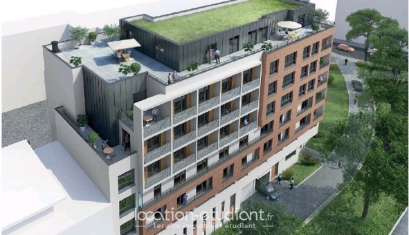 Logement �tudiant T2 &agrave; Rouen (76100)