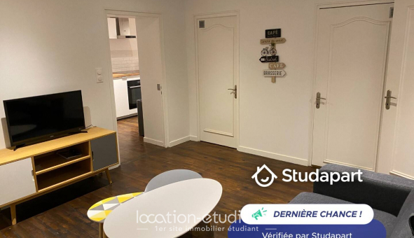 Logement �tudiant T2 &agrave; Rouen (76100)