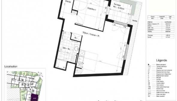 Logement tudiant T2 à Rueil Malmaison (92500)