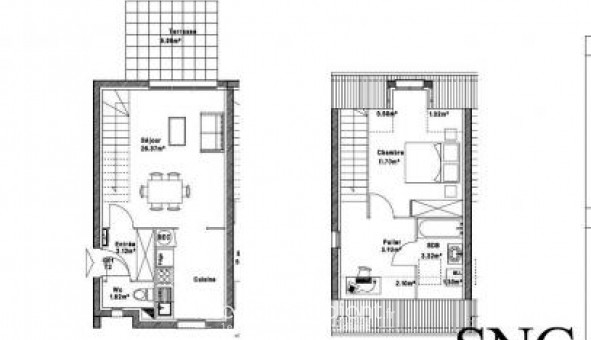 Logement tudiant T2 à Sains en Gohelle (62114)