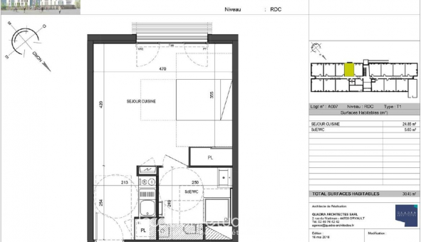 Logement �tudiant T2 &agrave; Saint Beno�t (86280)