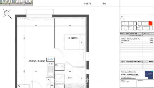 Logement �tudiant T2 &agrave; Saint Beno�t (86280)