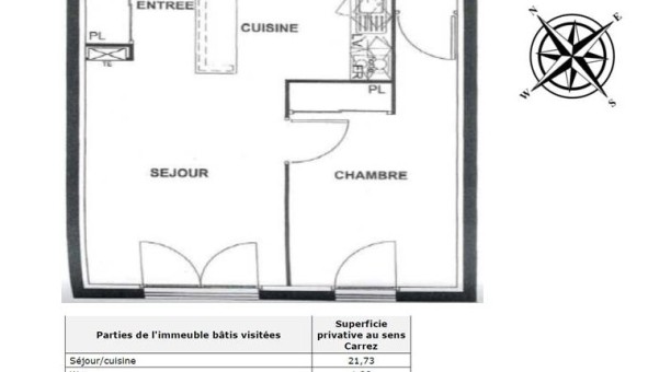 Logement tudiant T2 à Saint Brieuc (22000)