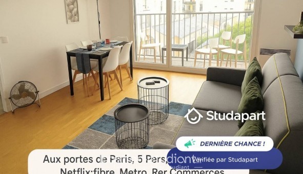 Logement tudiant T2 à Saint Denis (93210)