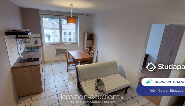 Logement �tudiant T2 &agrave; Saint �tienne (42100)