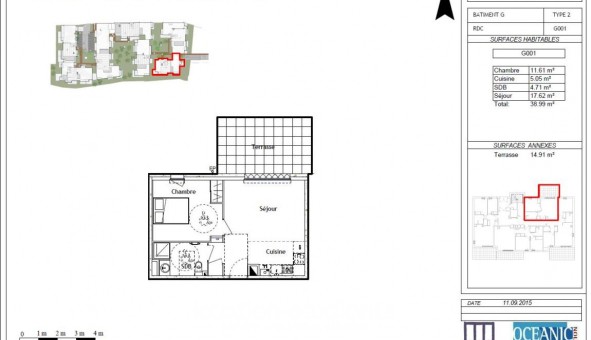 Logement tudiant T2 à Saint Gilles Croix de Vie (85800)