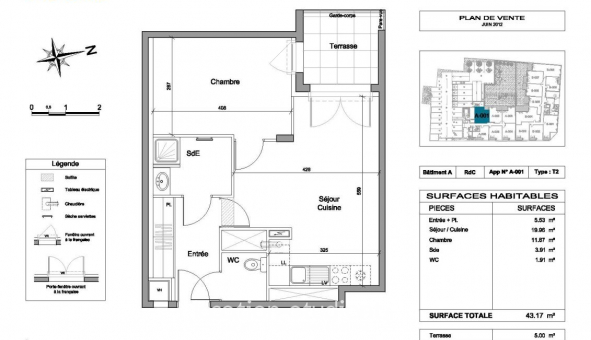 Logement �tudiant T2 &agrave; Saint Herblain (44800)