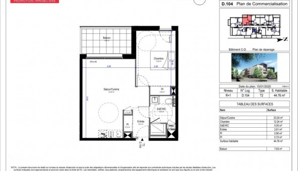 Logement tudiant T2 à Saint Jean de la Ruelle (45140)