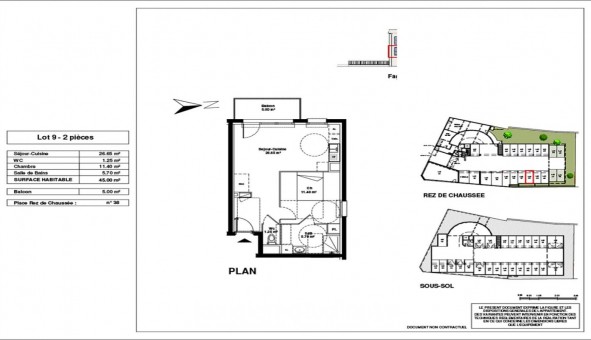 Logement tudiant T2 à Saint Jean de la Ruelle (45140)