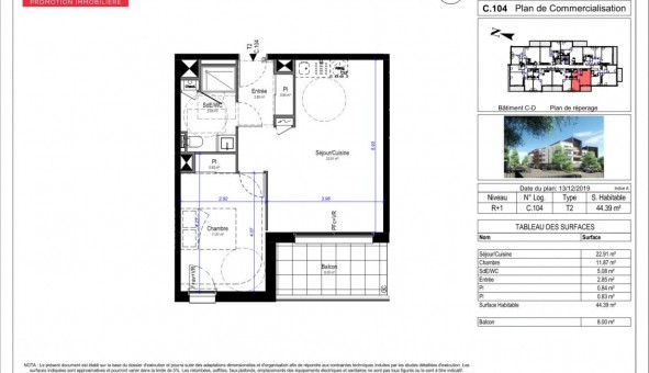 Logement tudiant T2 à Saint Jean de la Ruelle (45140)