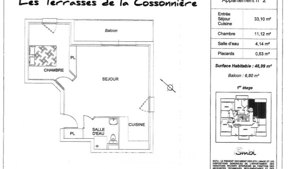Logement �tudiant T2 &agrave; Saint Jean le Blanc (45650)