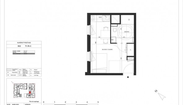 Logement tudiant T2 à Saint Malo (35400)