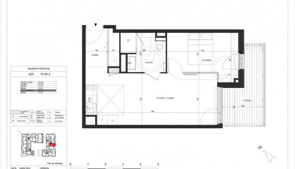 Logement tudiant T2 à Saint Malo (35400)