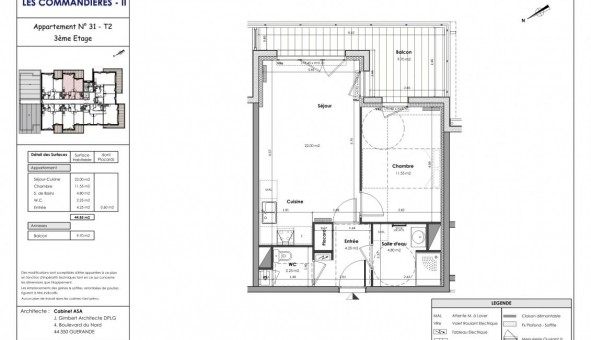 Logement tudiant T2 à Saint Nazaire (44600)