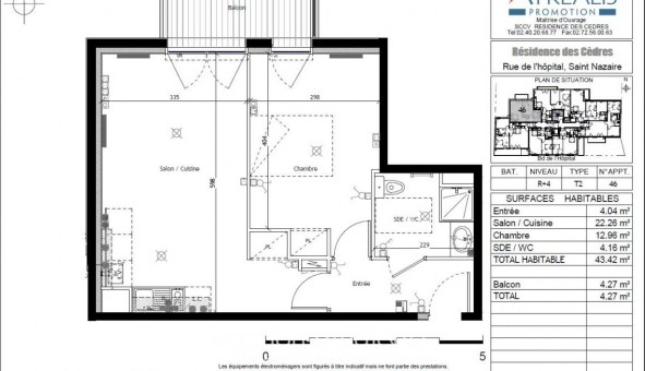 Logement tudiant T2 à Saint Nazaire (44600)
