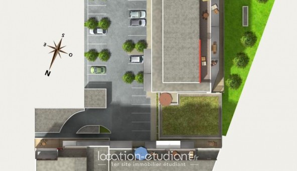 Logement �tudiant T2 &agrave; Saint Nazaire (44600)