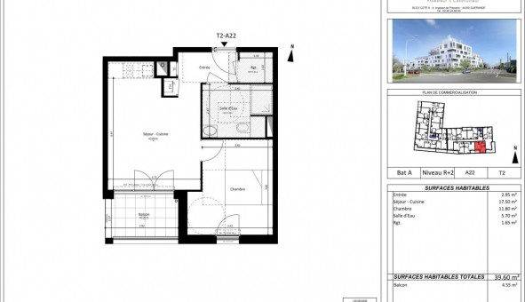 Logement �tudiant T2 &agrave; Saint Nazaire (44600)