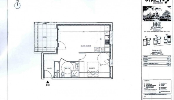 Logement �tudiant T2 &agrave; Saint Priest (69800)