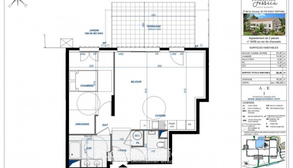 Logement tudiant T2 à Saint Raphal (83700)