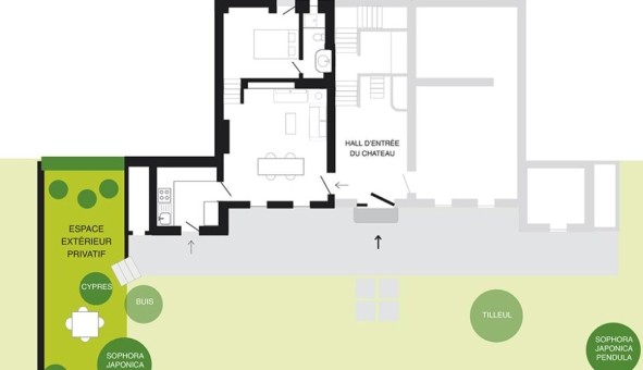 Logement tudiant T2 à Saint Saturnin ls Apt (84490)