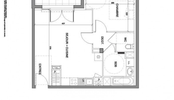 Logement �tudiant T2 &agrave; Saint S�bastien sur Loire (44230)