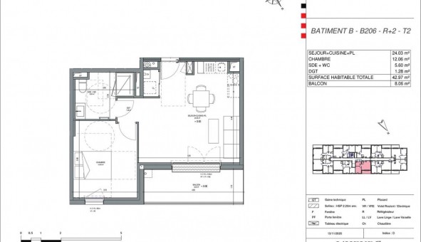 Logement tudiant T2 à Saran (45770)