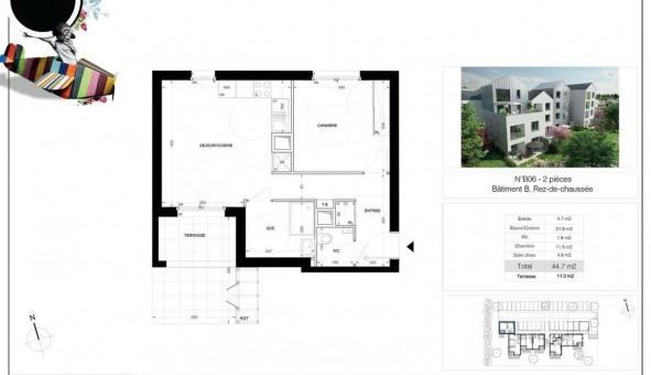 Logement tudiant T2 à Saran (45770)