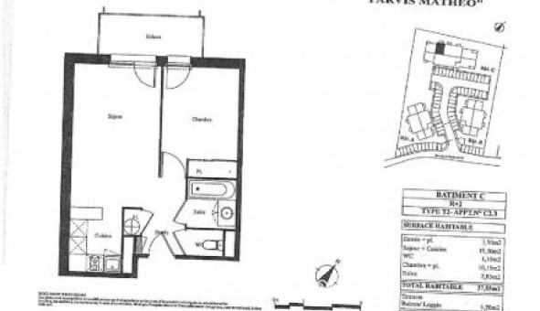 Logement tudiant Location T2 Vide Saujon (17600)