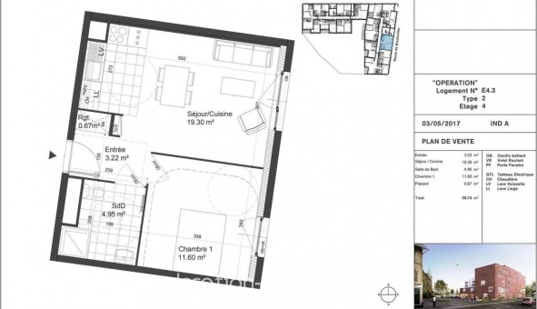 Logement tudiant T2 à Schiltigheim (67300)