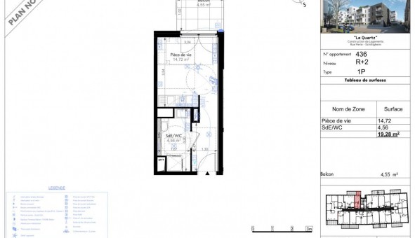 Logement tudiant T2 à Schiltigheim (67300)