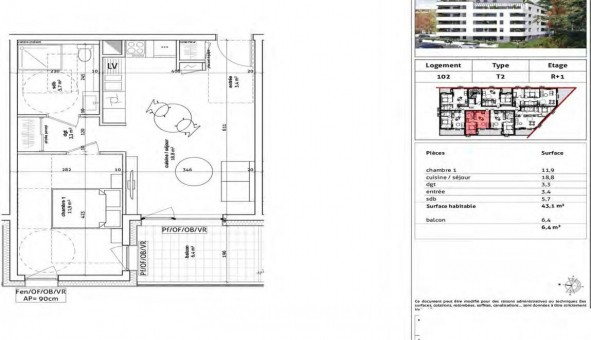 Logement �tudiant T2 &agrave; S�lestat (67600)
