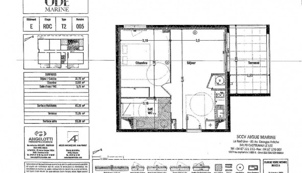 Logement tudiant T2 à Srignan (34410)