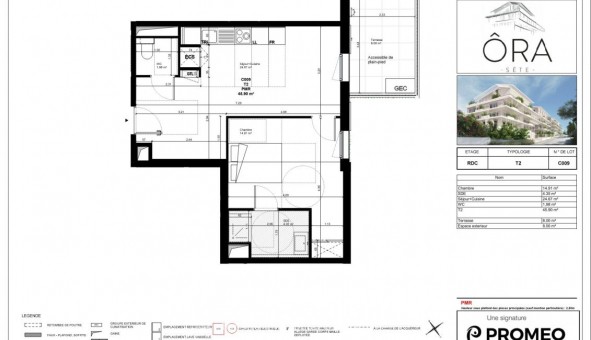 Logement �tudiant T2 &agrave; S�te (34200)